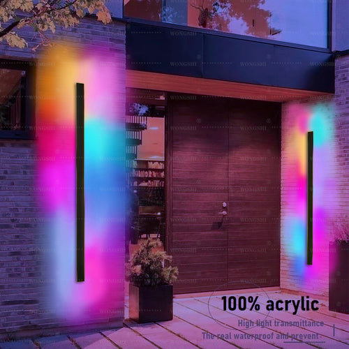 Waterproof Outdoor IP65 RGB Wall Light 30CM 10W