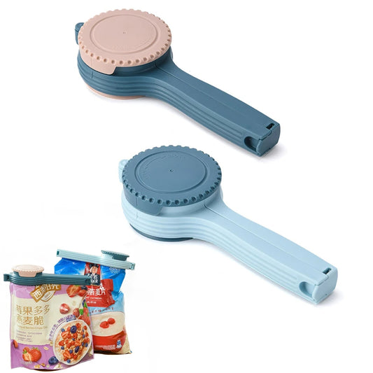 Sealing Clip With Noozle Snack Dispenser