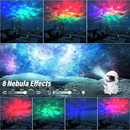 Star Projector Sitting Astronaut Galaxy Night Light